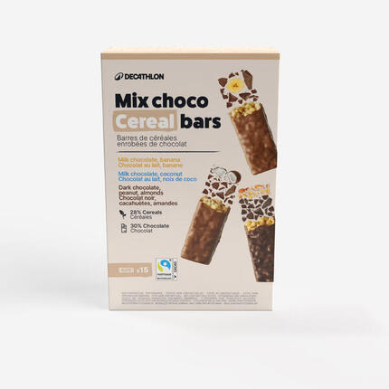 Mix barres de cereales enrobee de chocolat x15