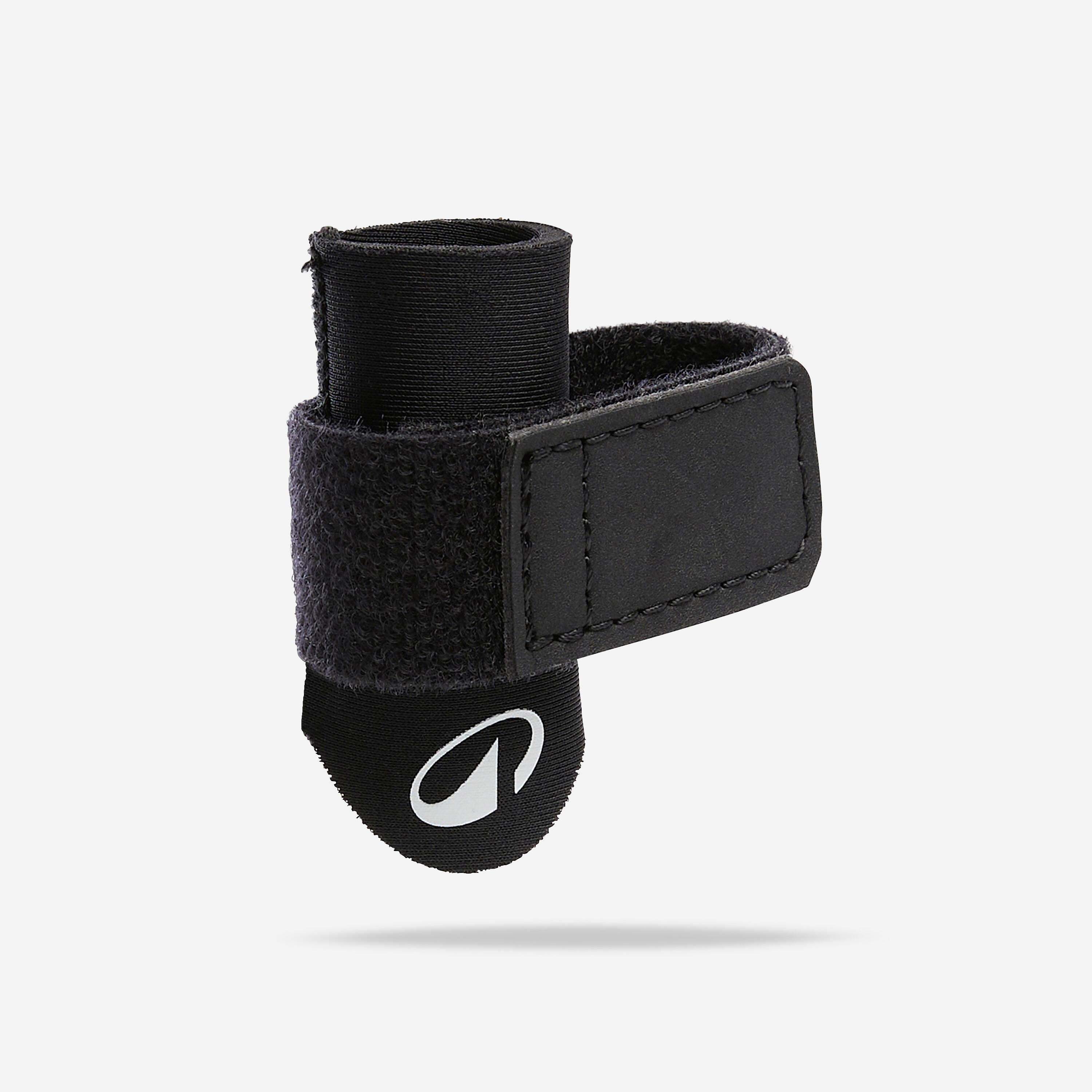 Finger support with tightening strap- Smoked Black