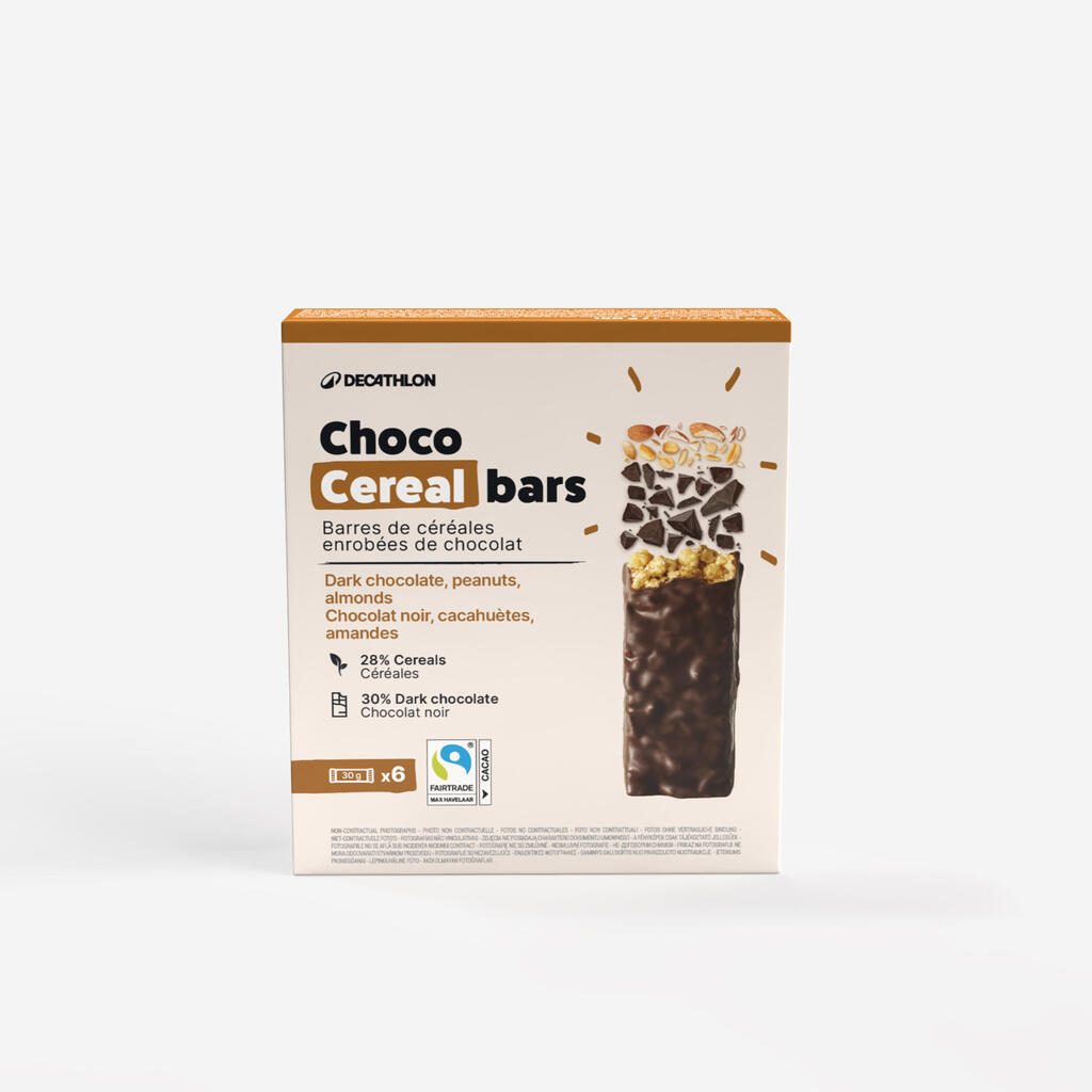 Coated Cereal Bar X6 Peanuts Almonds