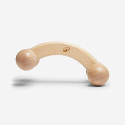 Wooden massage handle 4 balls