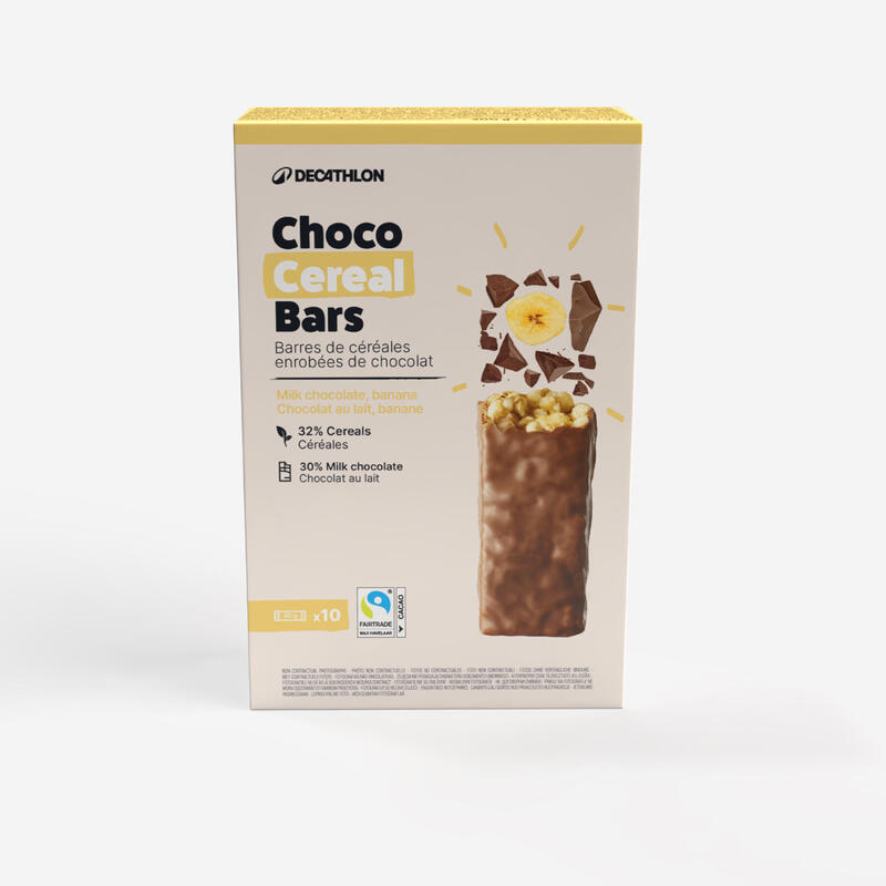 Baton de Cereale cu Cocos Învelit în Ciocolată x10 