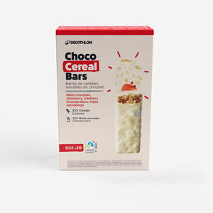 BARRITA DE CEREALES RECUBIERTA X10 CHOCOLATE BLANCO Y FRUTOS ROJOS