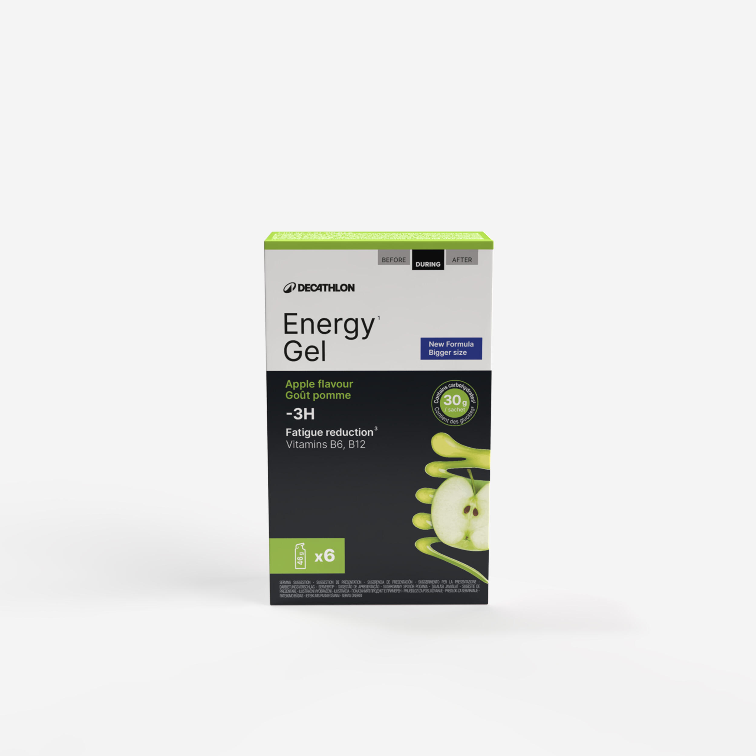 Gel energizant Energy Gel Măr x6