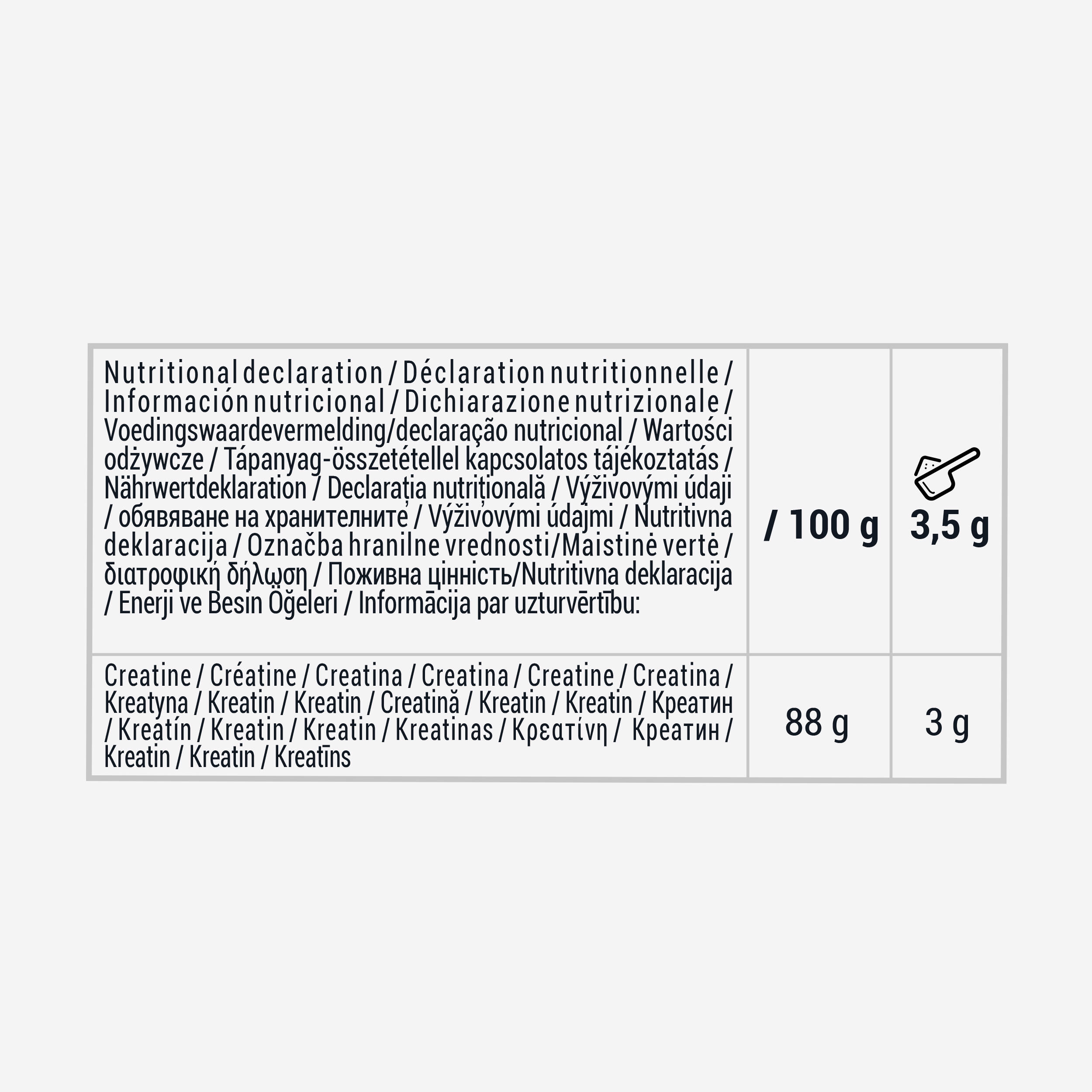 Creatina monoidrato Creapure® neutra 300g 2/3