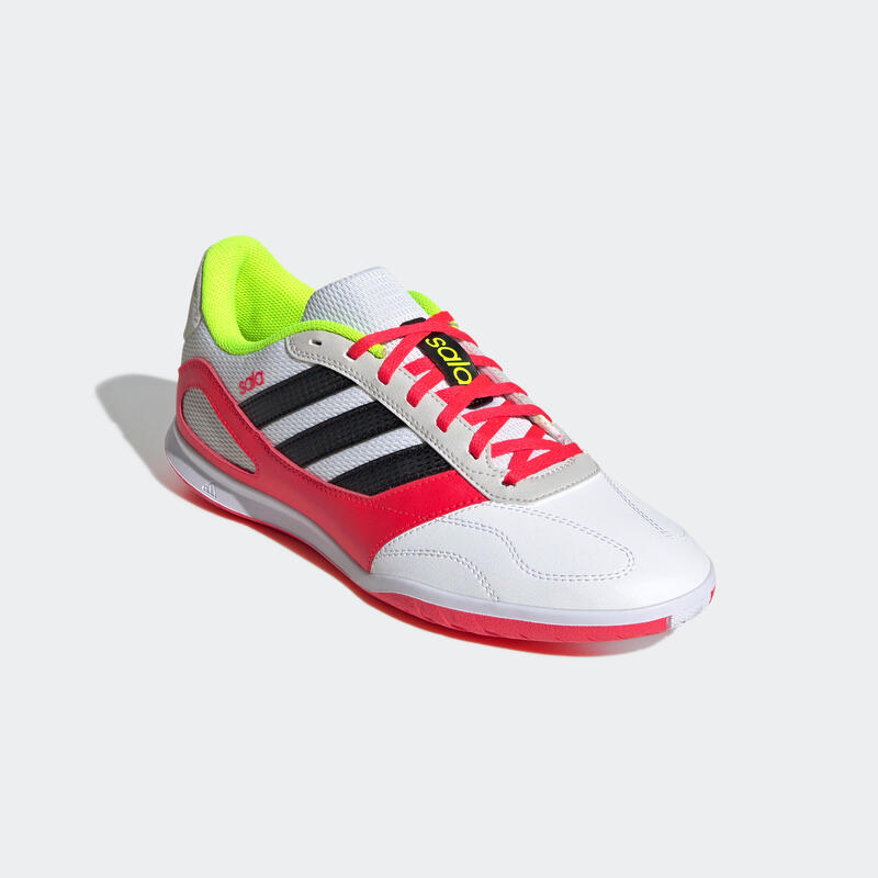 Sapatilhas de Futsal Super Sala Adulto Branco/vermelho
