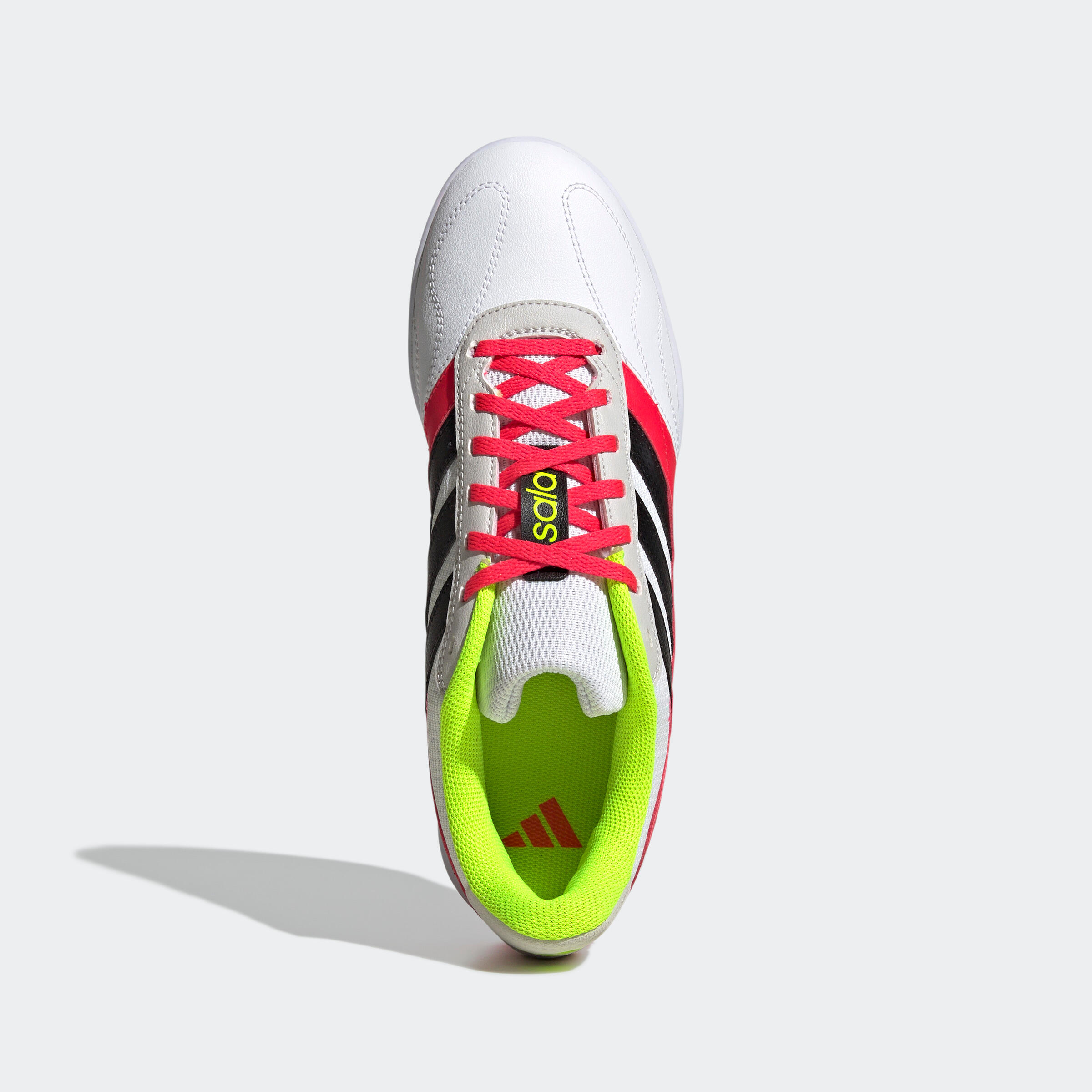 adidas Super Sala zaalvoetbalschoenen wit/rood 5/8