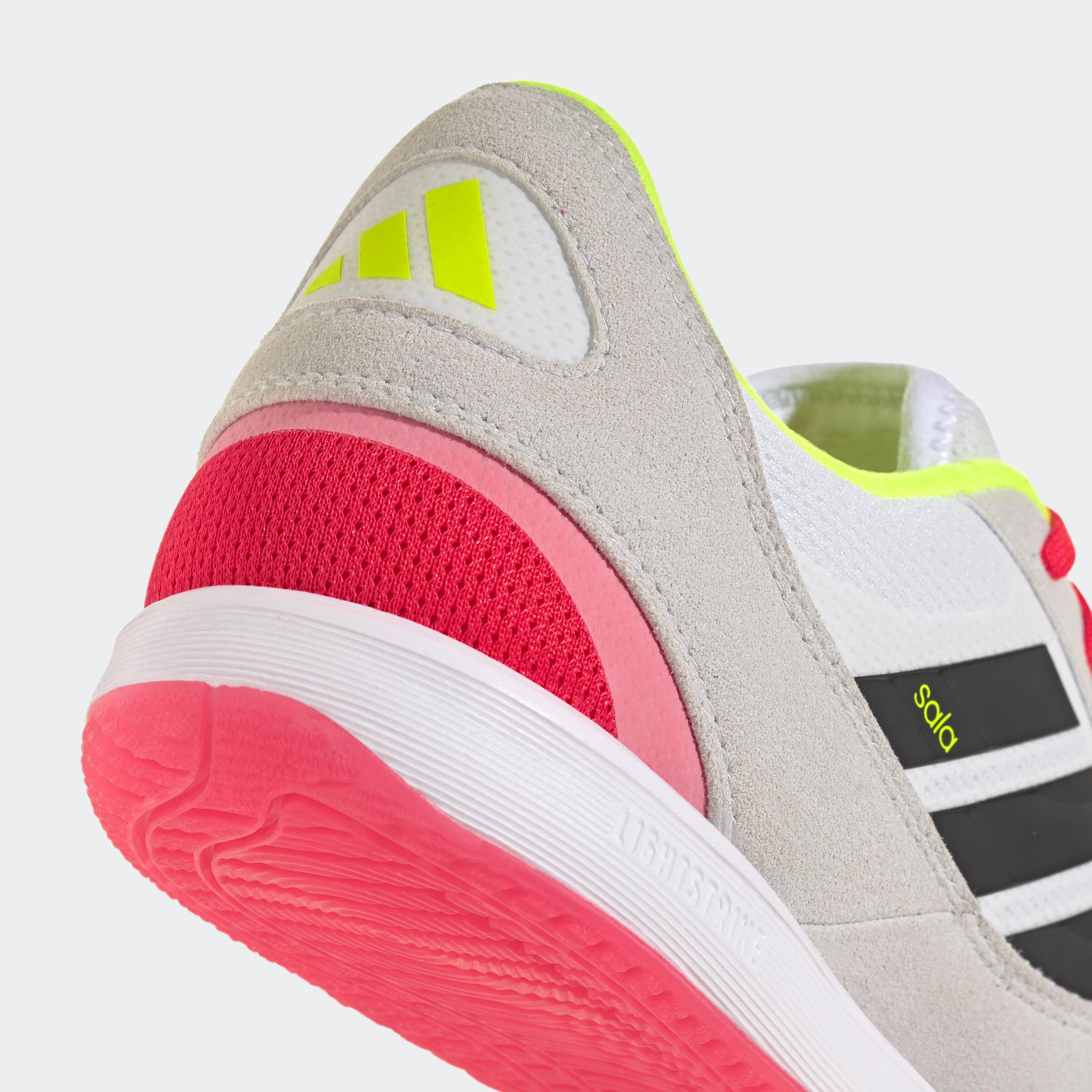 Chaussure de Futsal Top Sala Adulte Blanche/Rouge 4/8