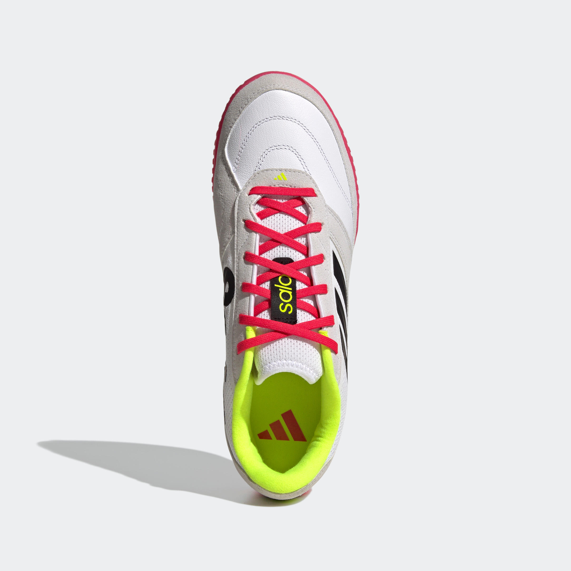 Chaussure de Futsal Top Sala Adulte Blanche/Rouge 5/8