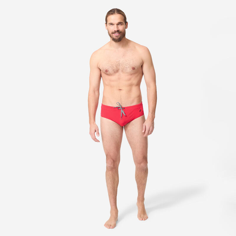 Slip de bain natation Homme - 100 plus rouge