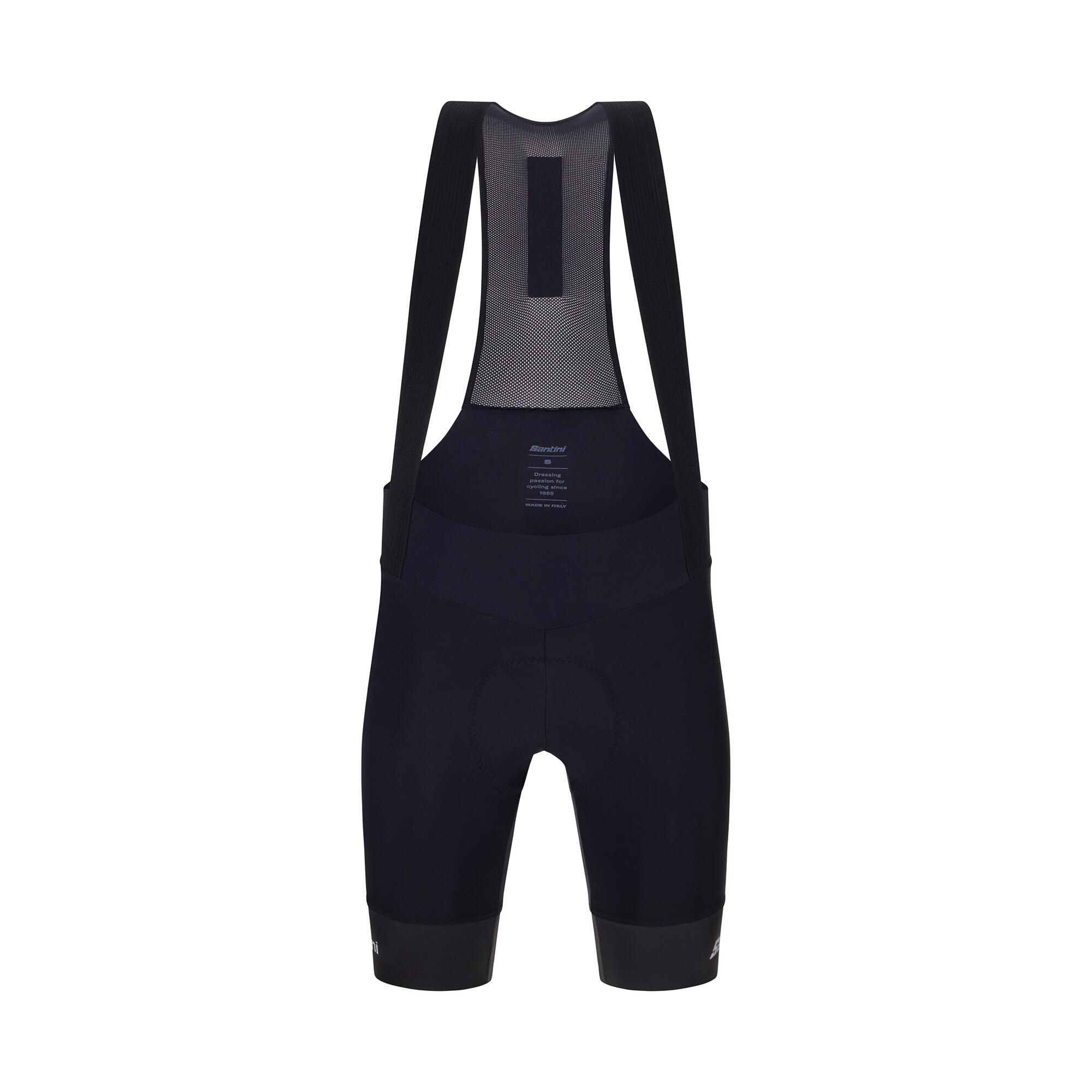 Salopette Ciclismo Estiva Santini Uomo Race Nera Fondello Endurance C3 7/10