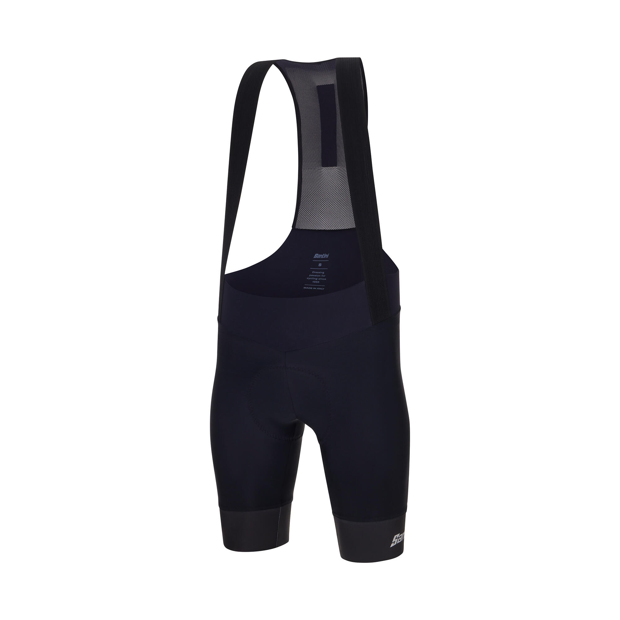 Salopette Ciclismo Estiva Santini Uomo Race Nera Fondello Endurance C3 9/10