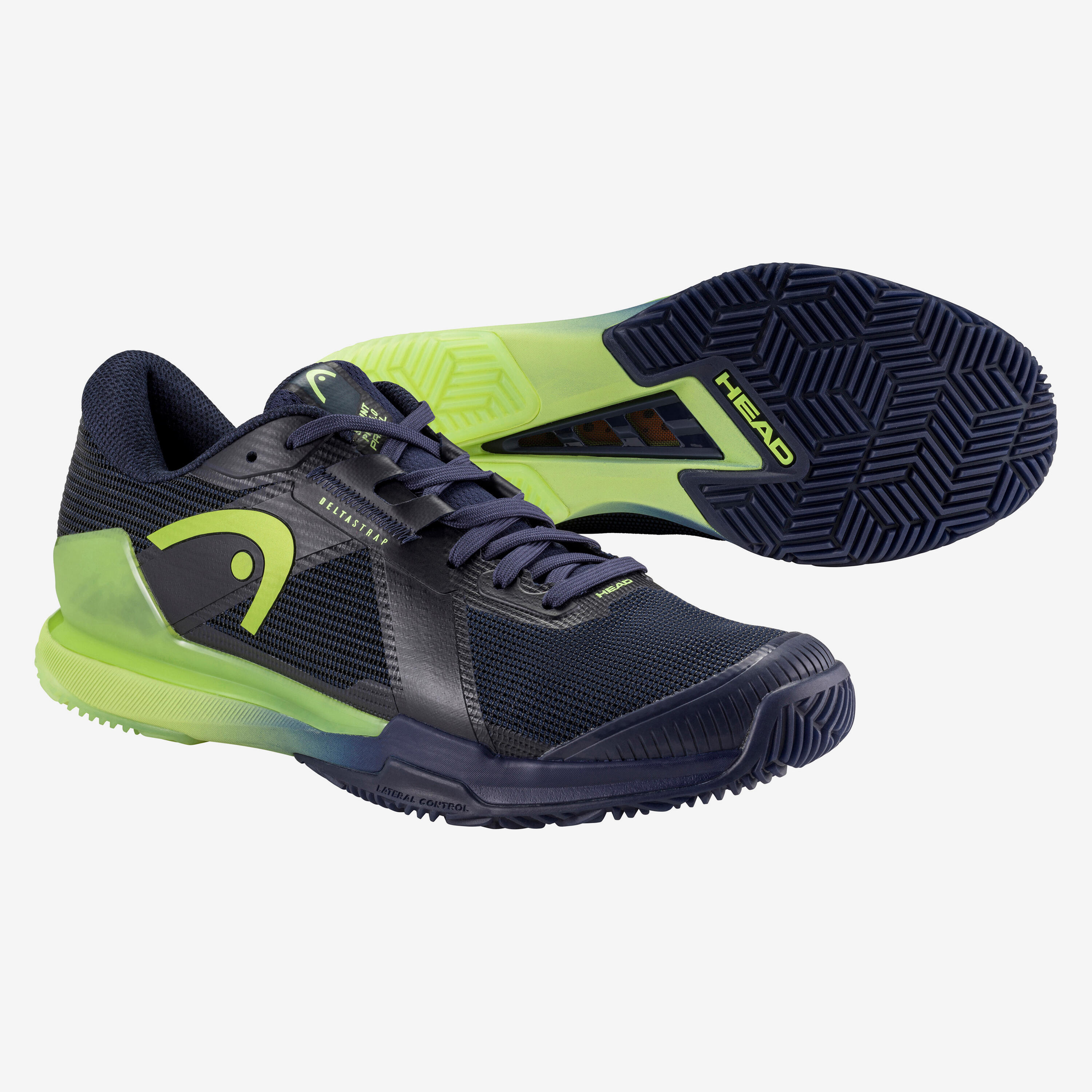 Padelschuhe für Herren - Head Sprint Pro 4.0 Blau Grün 3/4