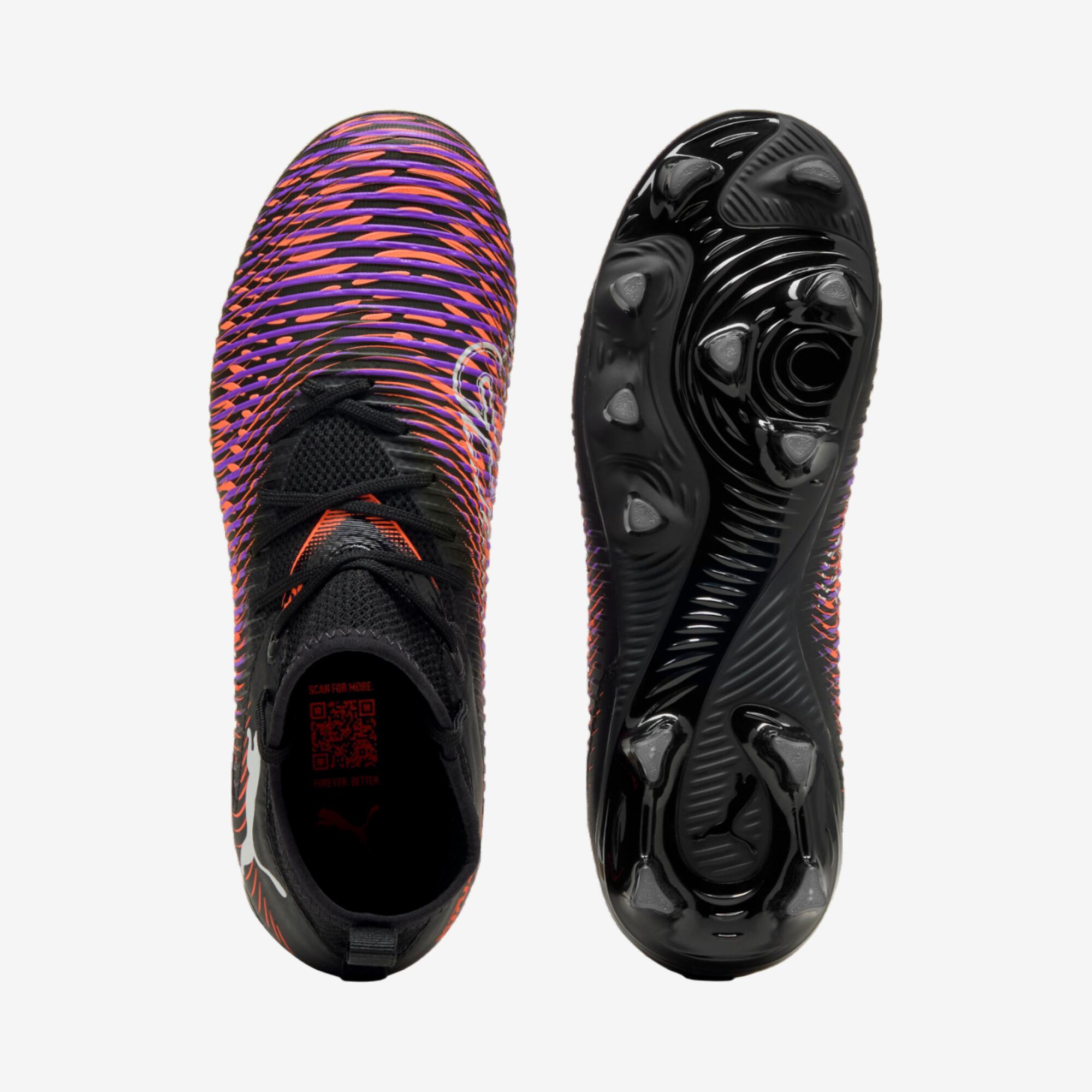 Kids' Future 8 Match FG/AG - Black 6/7