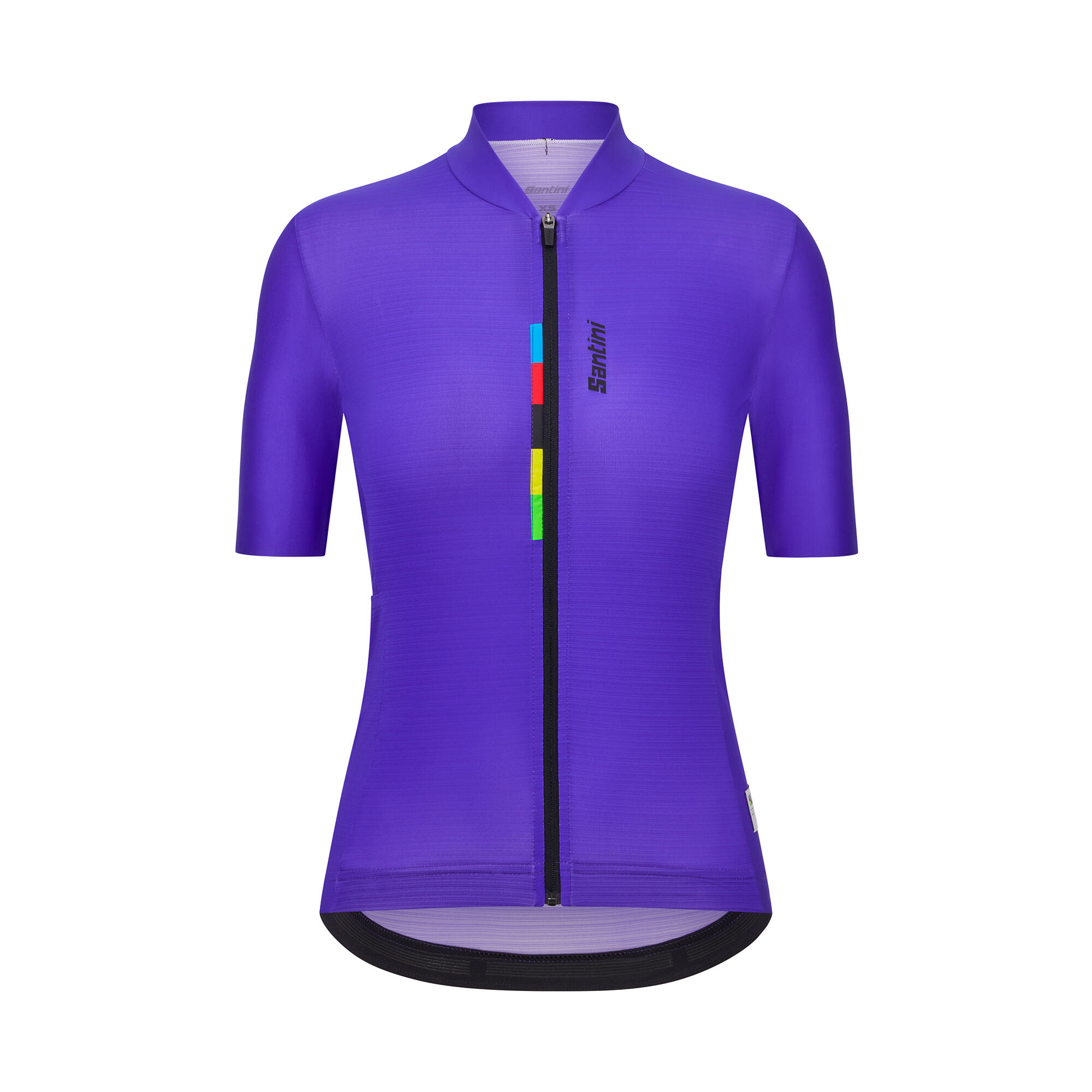 SANTINI Maglia Ciclismo Donna Santini Viola  UCI Rainbow