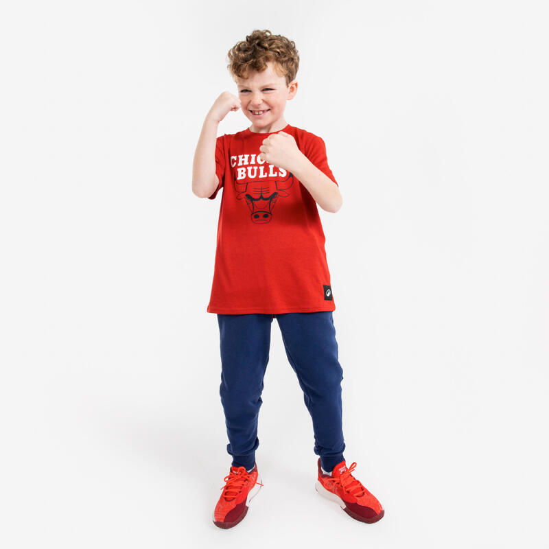 Tricou Baschet 900 NBA Chicago Bulls Roșu Copii 