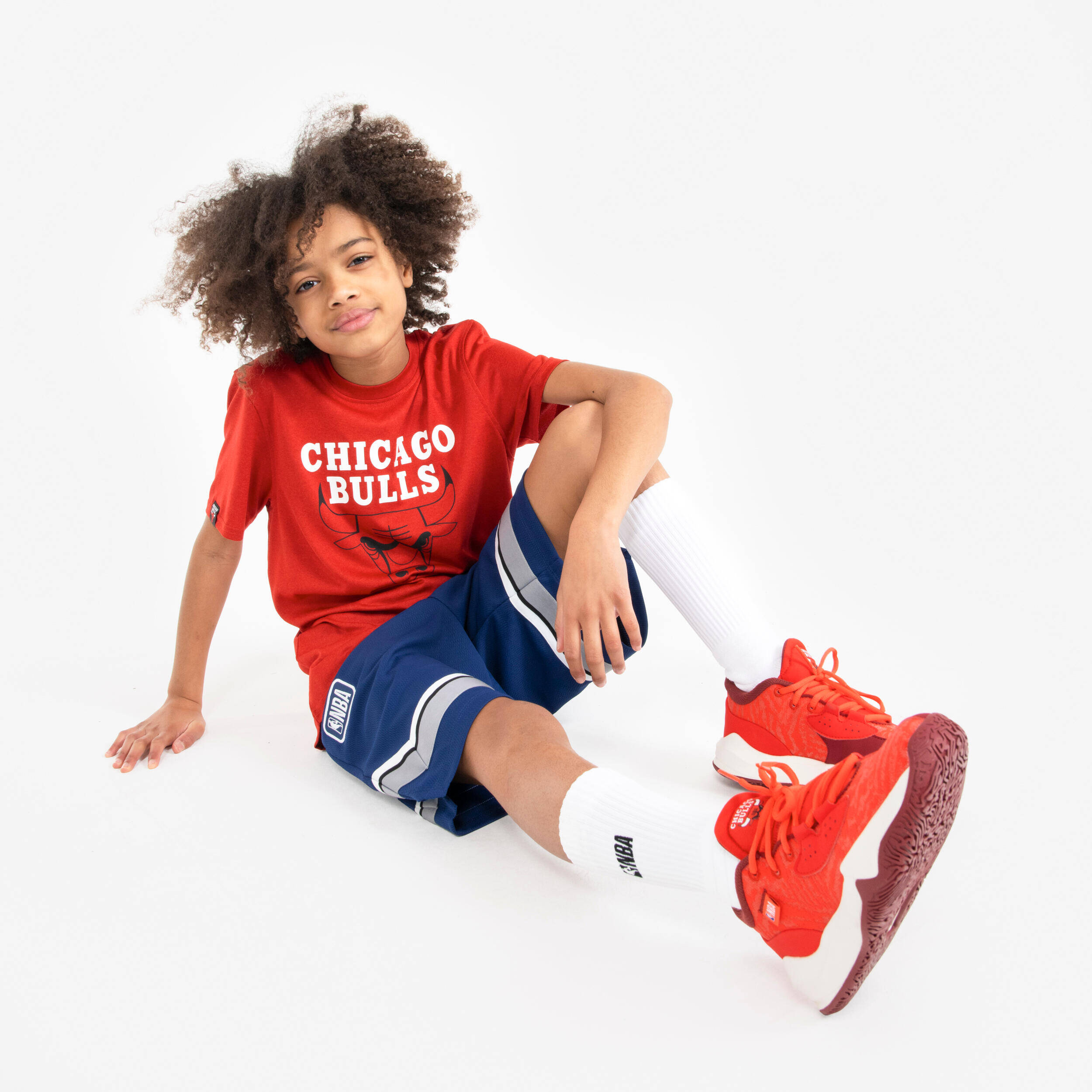 Kids' Basketball Shorts NBA SH900 - Blue -  3