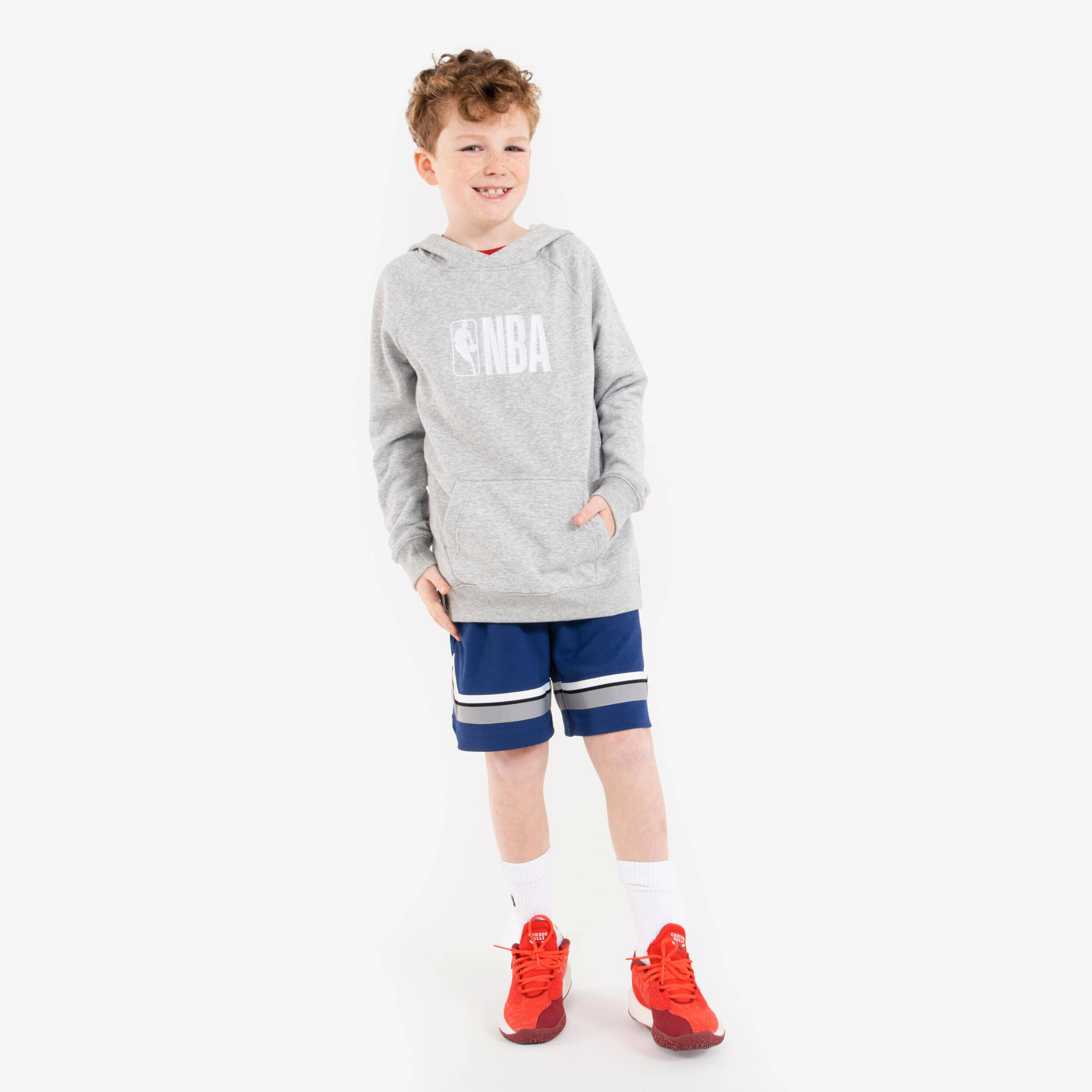 Kids' Basketball Shorts NBA SH900 - Blue -  5