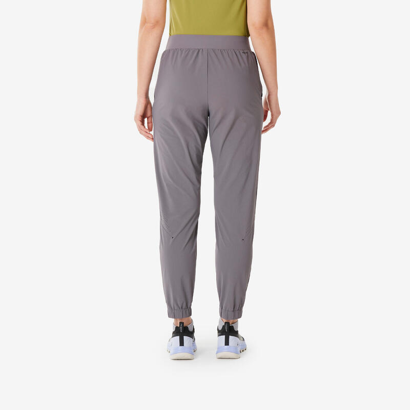 Pantalon Drumeție la Munte MH500 Light Gri Damă