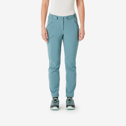 Pantalon de randonnée femme, MH500 vert
