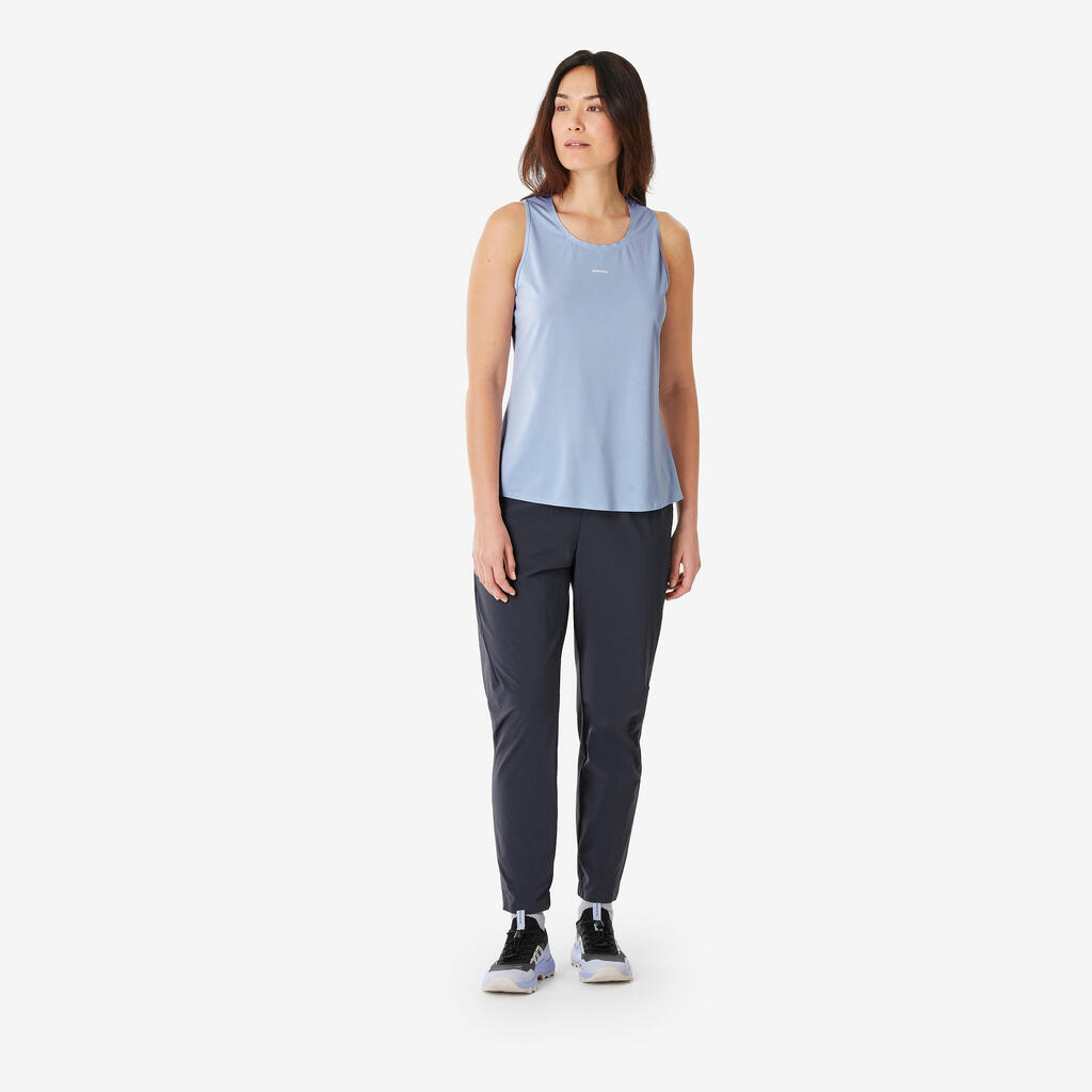 Pantalone za planinarenje MH500 Light ženske - svetlosive