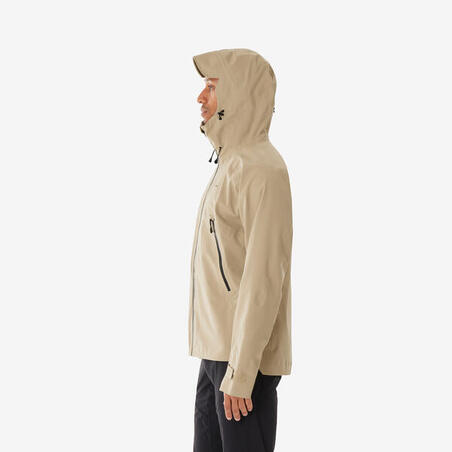 Куртка чоловіча MH500 для туризму темно-бежева