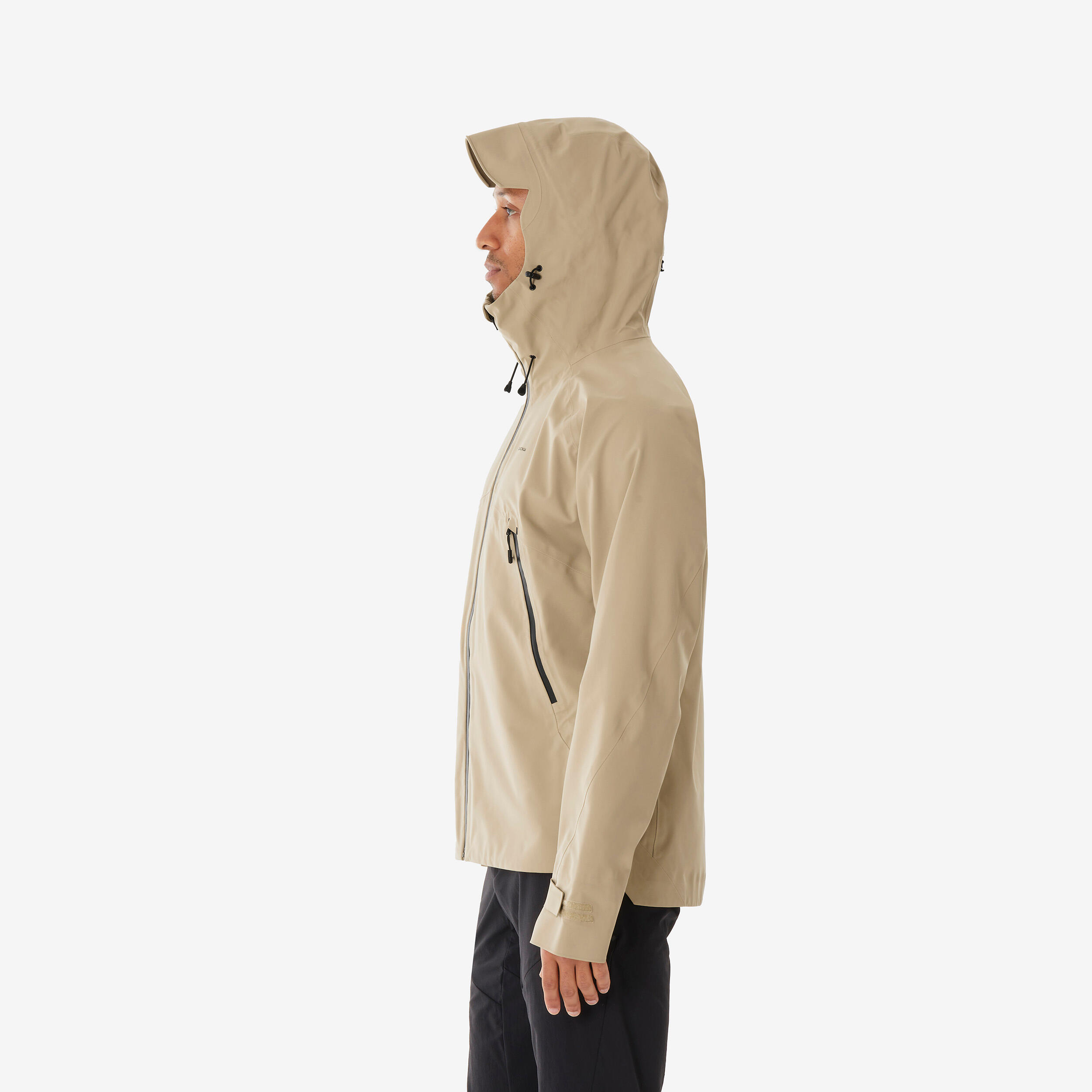 Wasserdichte und atmungsaktive Herren-Wanderjacke, MH500, Beige 13/17