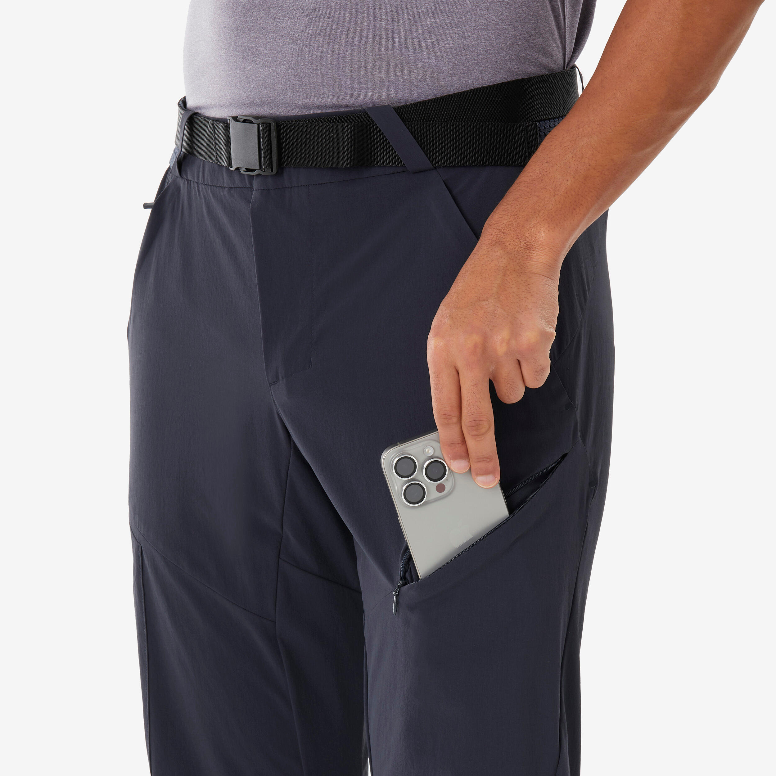 Men’s Hiking Pants - MH 500 Blue - QUECHUA