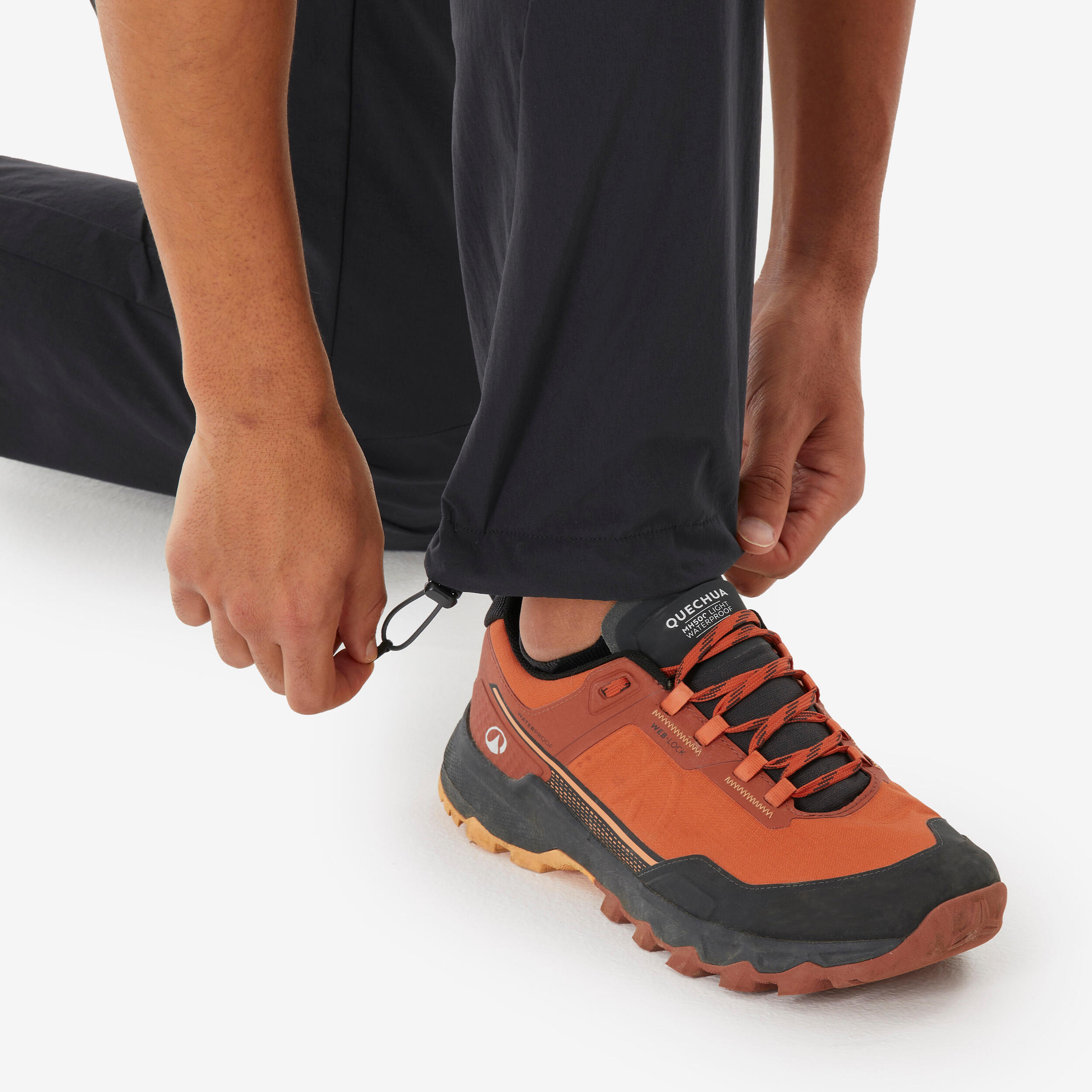 Men’s Hiking Pants - MH 500 Black - QUECHUA