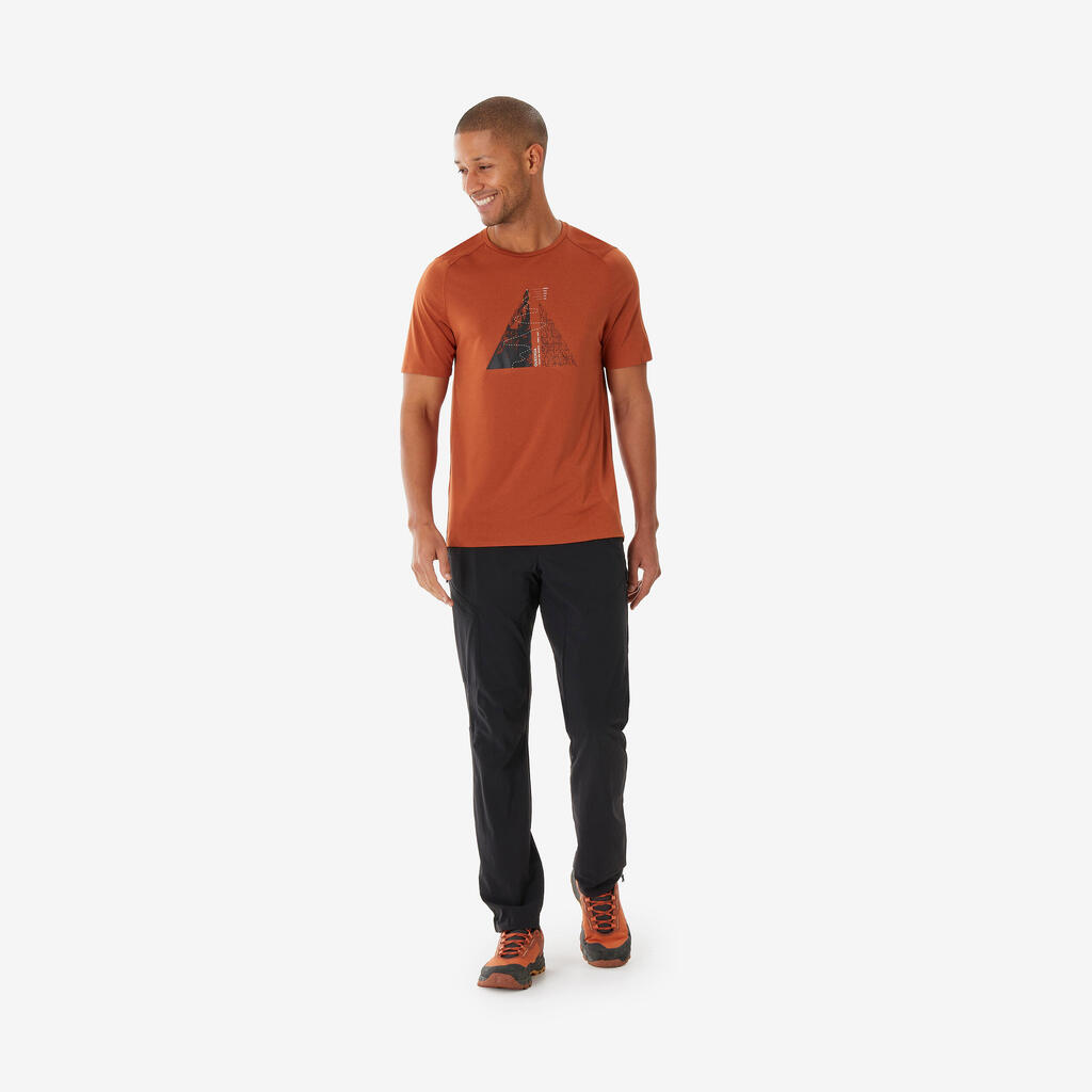 Pantalon de randonnée homme, MH500 bleu