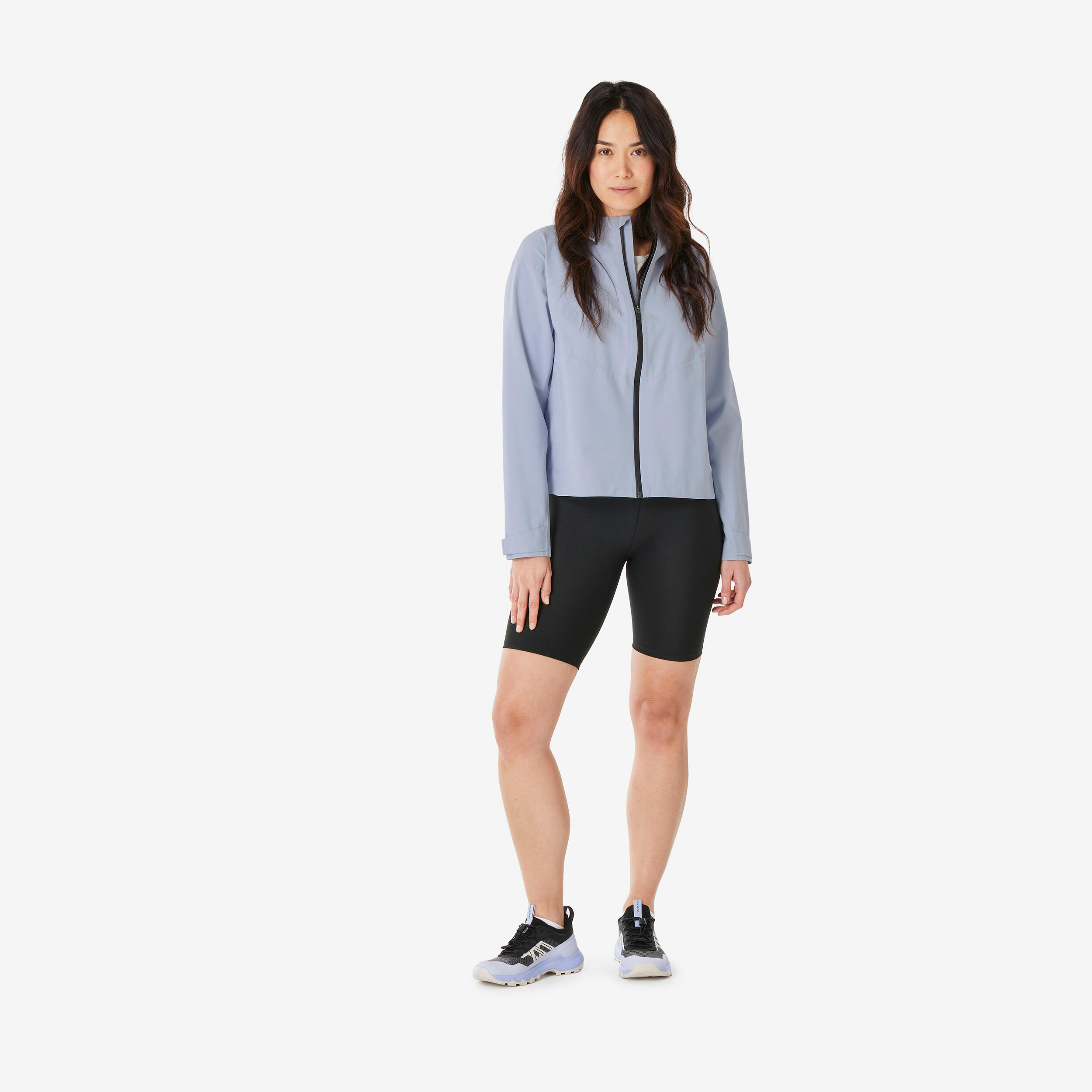 Kurtka turystyczna damska Quechua MH100 wodoodporna
