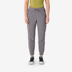 Pantalon de randonnée femme, MH500 Light gris clair