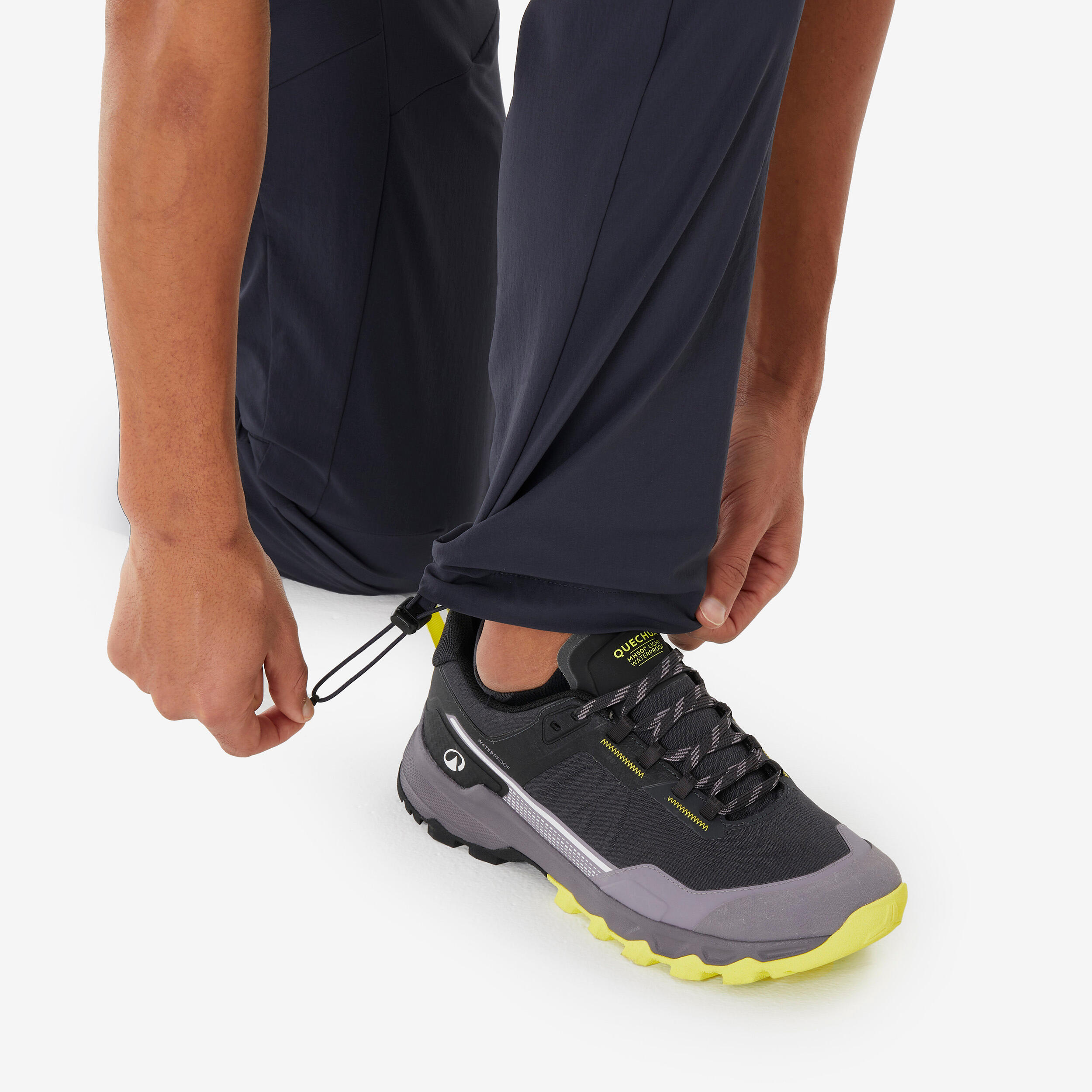 Men’s Hiking Trousers, MH500 - Blue