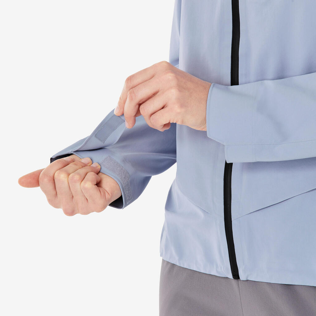 Veste imperméable de randonnée femme, MH900 violet