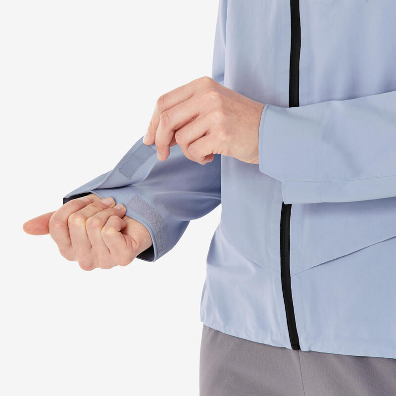Veste de randonnée imperméable et légère femme, MH900 violet
