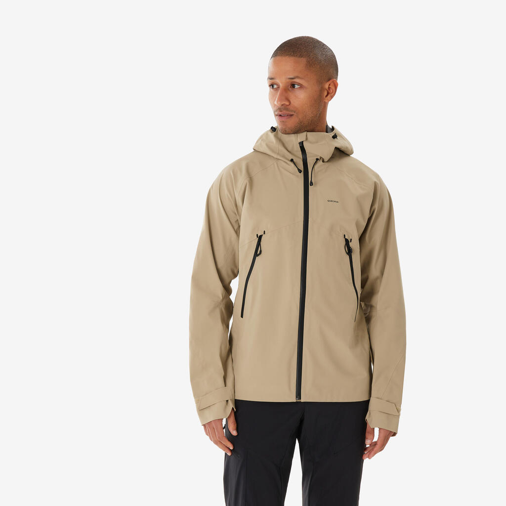 Men's Hiking Jacket MH500 - Beige