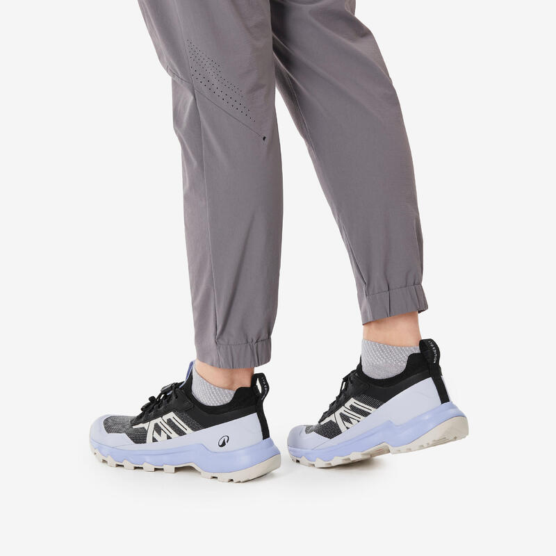 Pantalon Drumeție la Munte MH500 Light Gri Damă