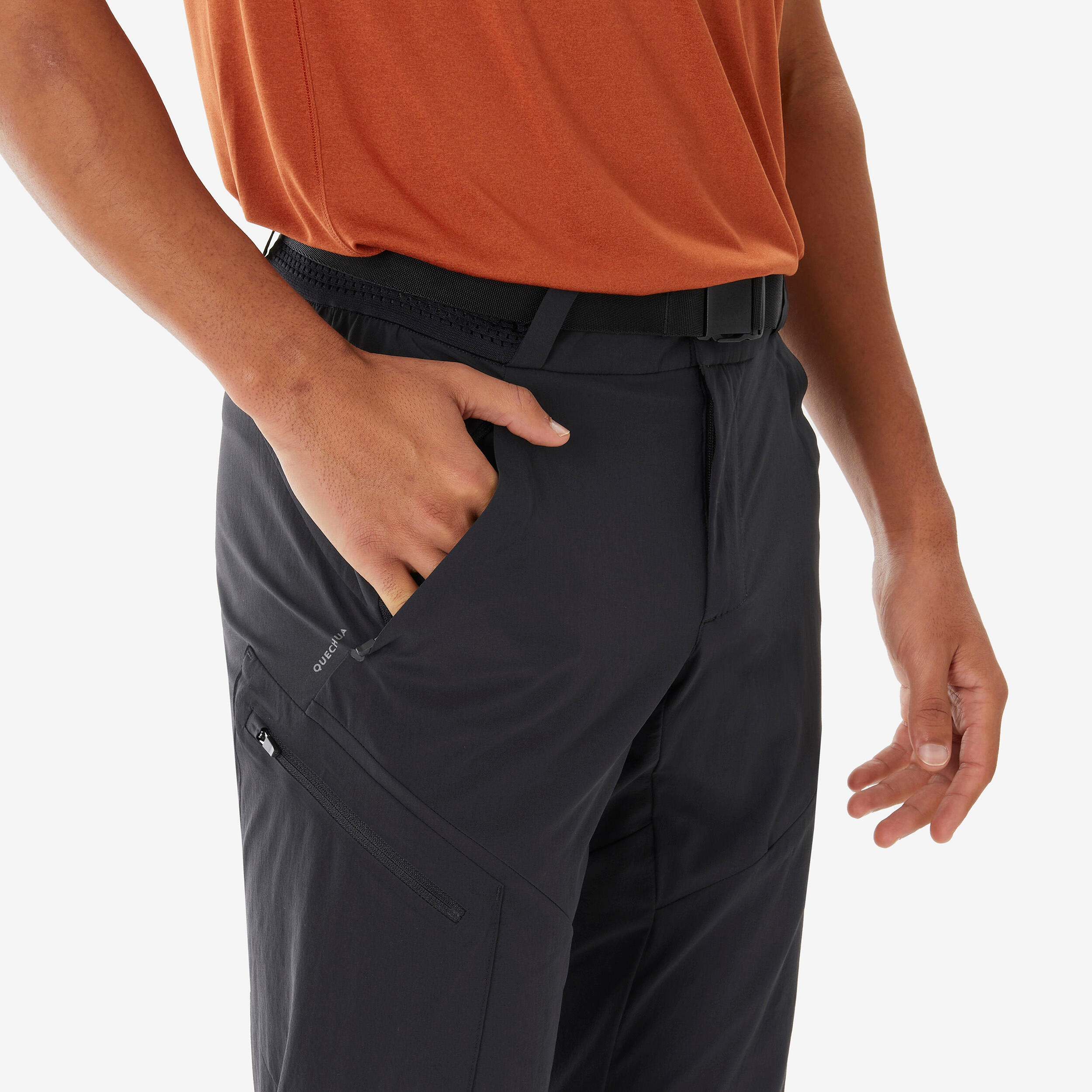 Men’s Hiking Pants - MH 500 Black - QUECHUA