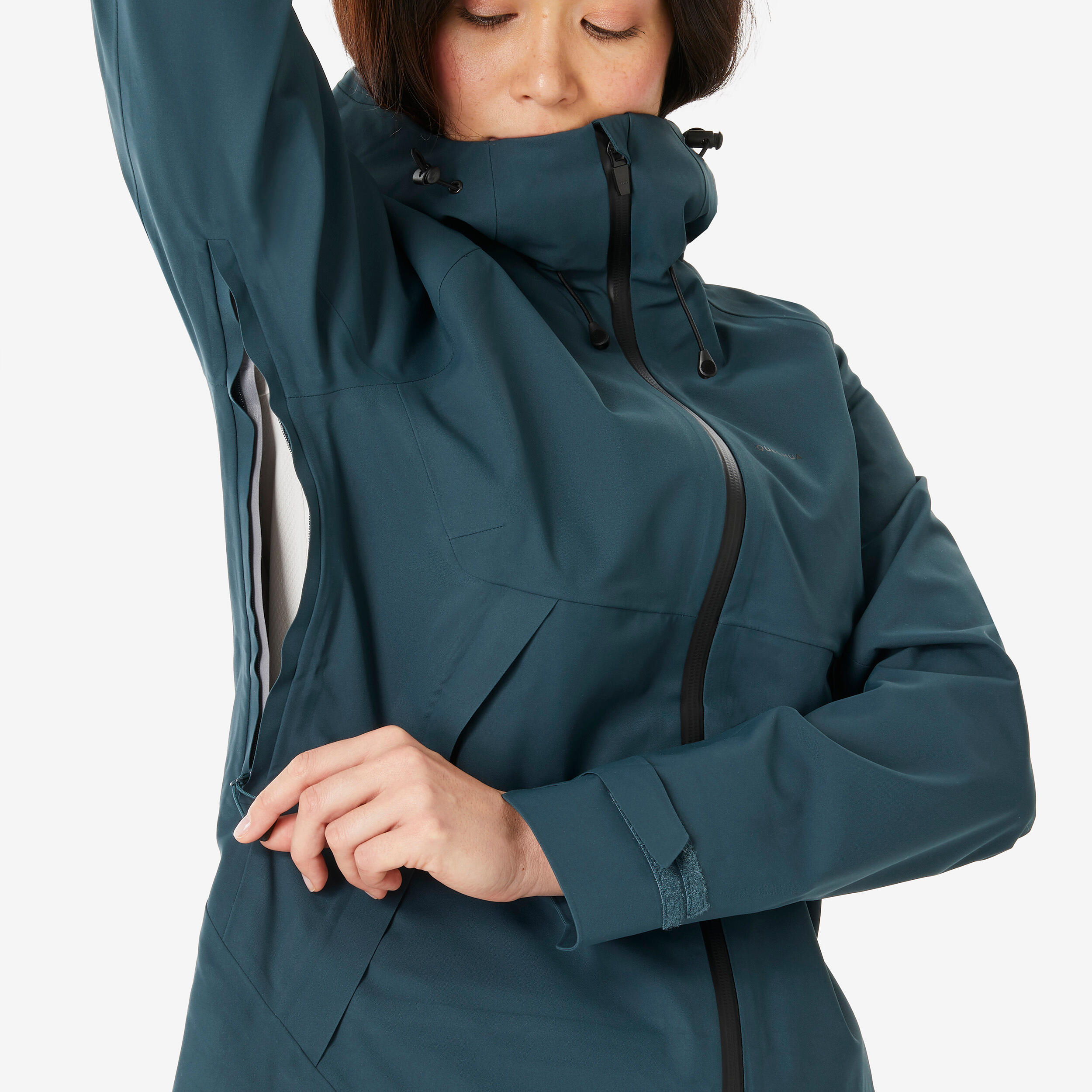 Manteau de randonnée imperméable femme – MH 500 - QUECHUA