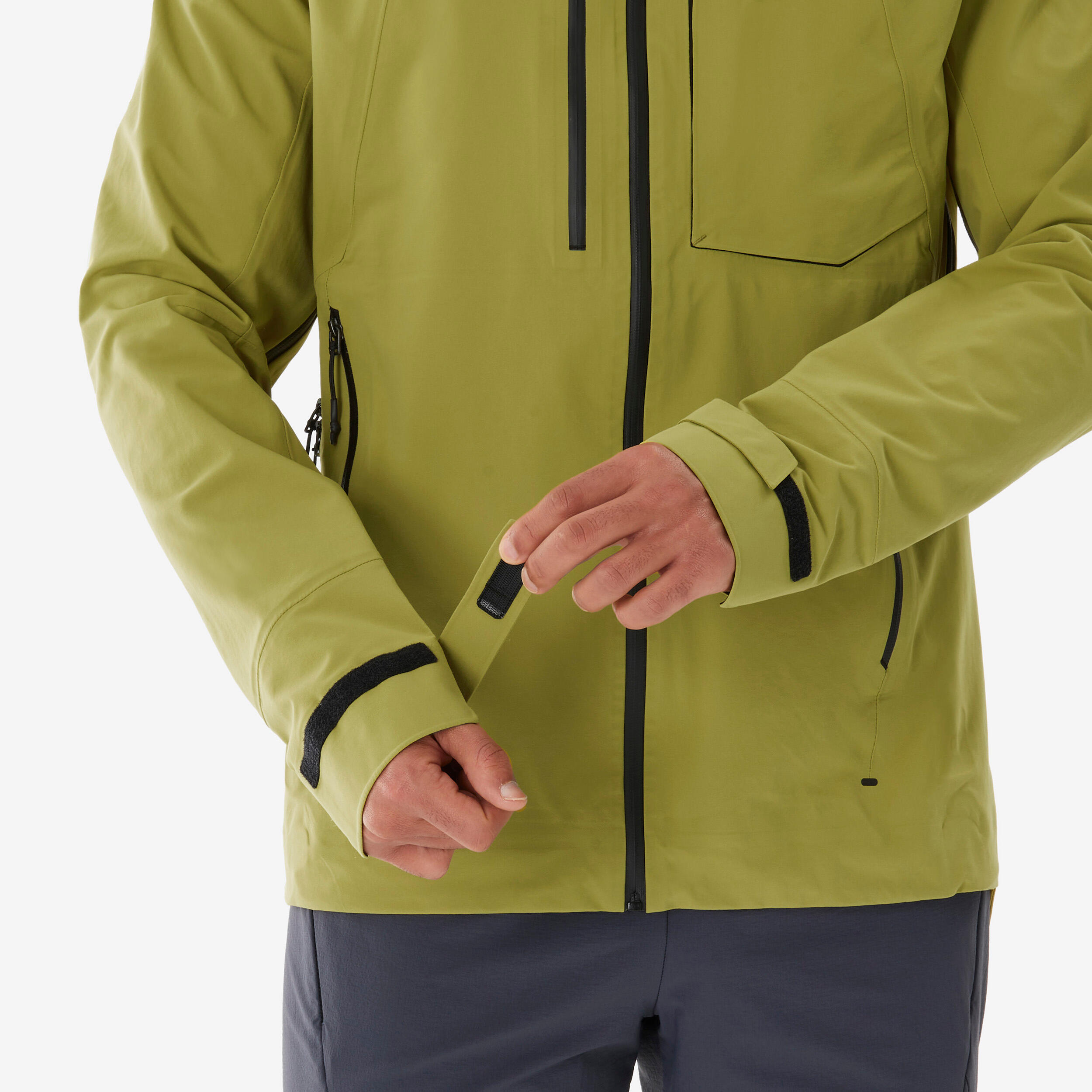 Giacca trekking uomo MH900 impermeabile kaki 6/13