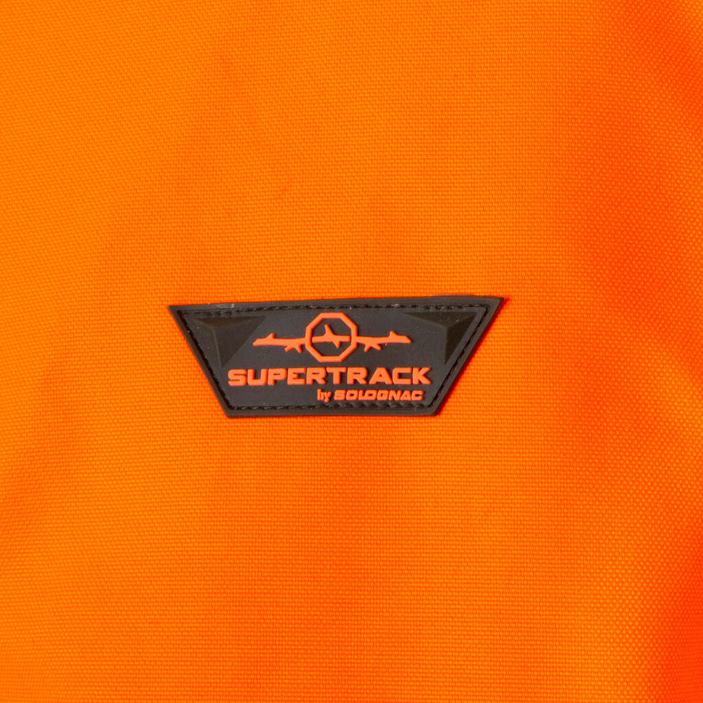 Poľovnícka odolná a nepremokavá bunda Supertrack 900 reflexná oranžová