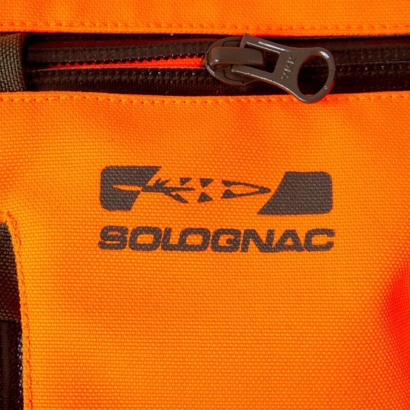 Chaqueta Caza Solognac Supertrack 900 Adulto Naranja Fluo Resistente Impermeable