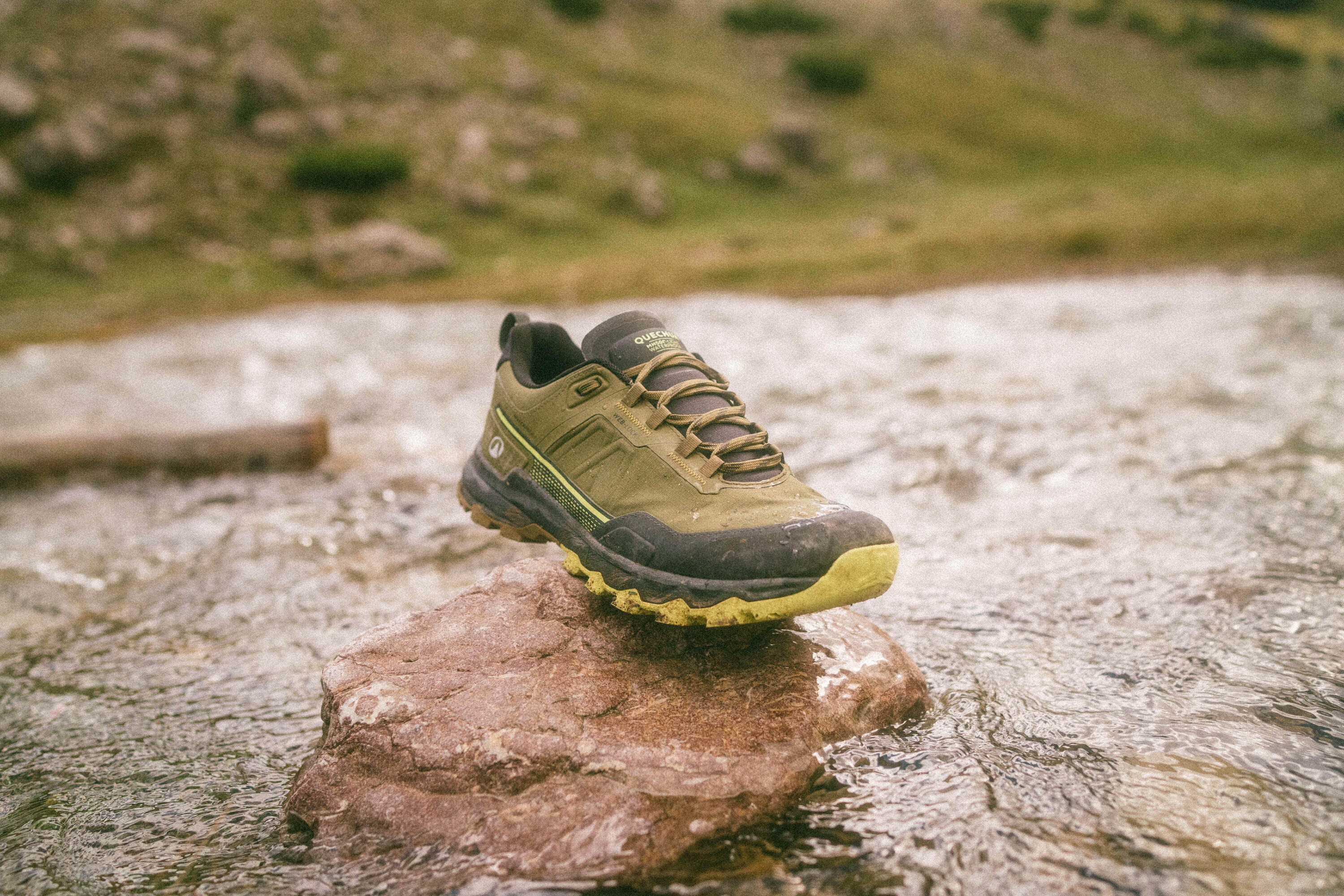 Scarpe trekking uomo MH500 LIGHT kaki 15/16