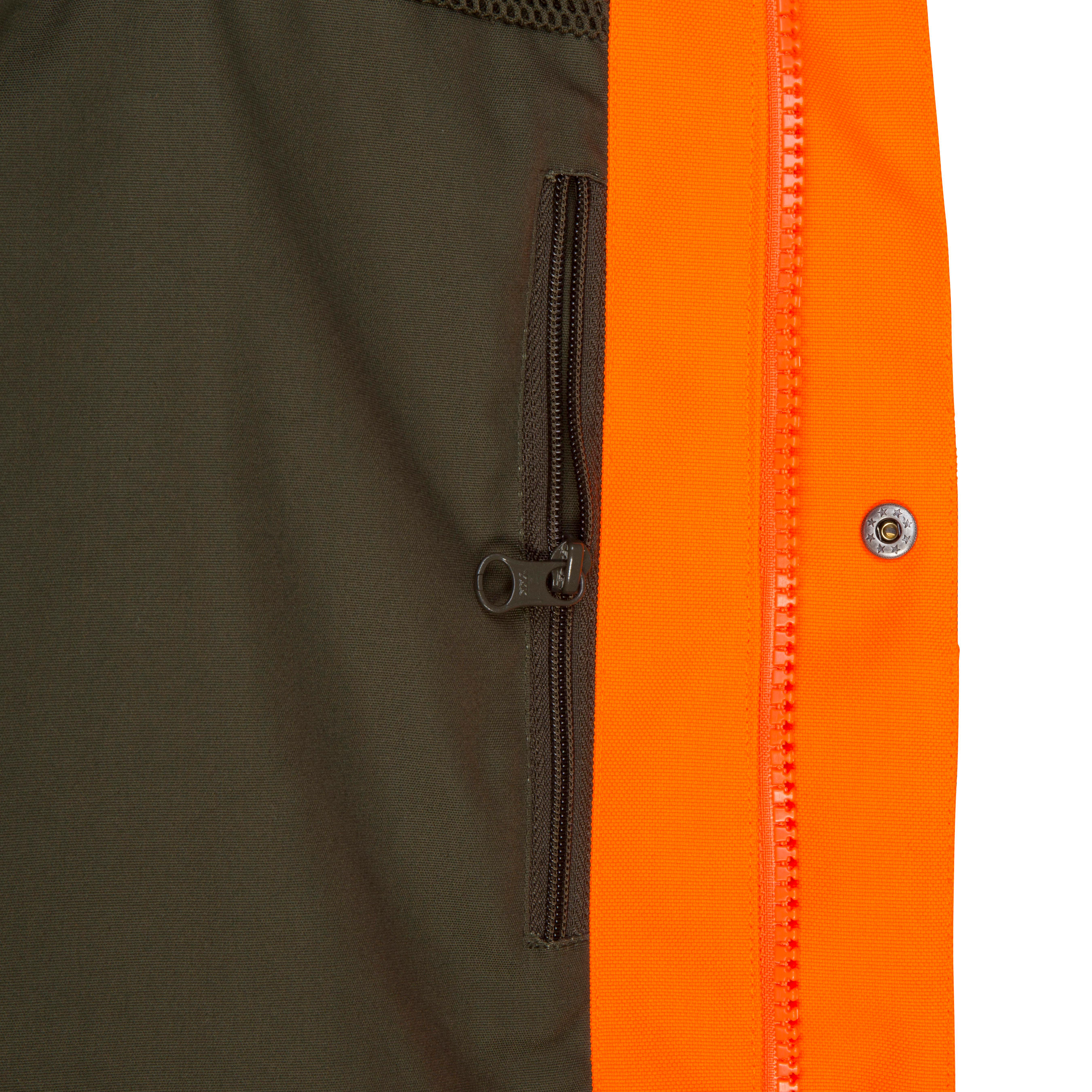 Stevige en waterdichte jas Supertrack 900 fluo-oranje 22/24