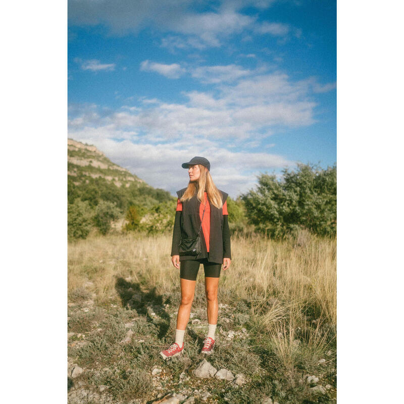 Chaussures de randonnée montagne - MH500 LIGHT rouge - femme