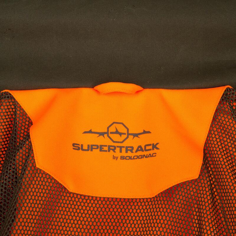 Chaqueta Caza Solognac Supertrack 900 Adulto Naranja Fluo Resistente Impermeable