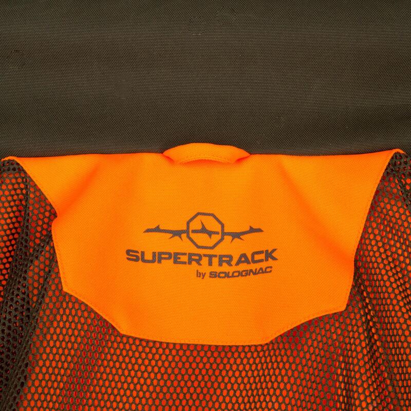 Giacca caccia impermeabile SUPERTRACK 900 arancione fluo