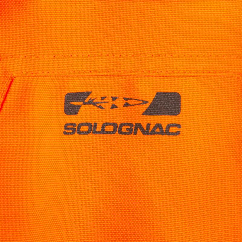 Chaqueta Caza Solognac Supertrack 900 Adulto Naranja Fluo Resistente Impermeable