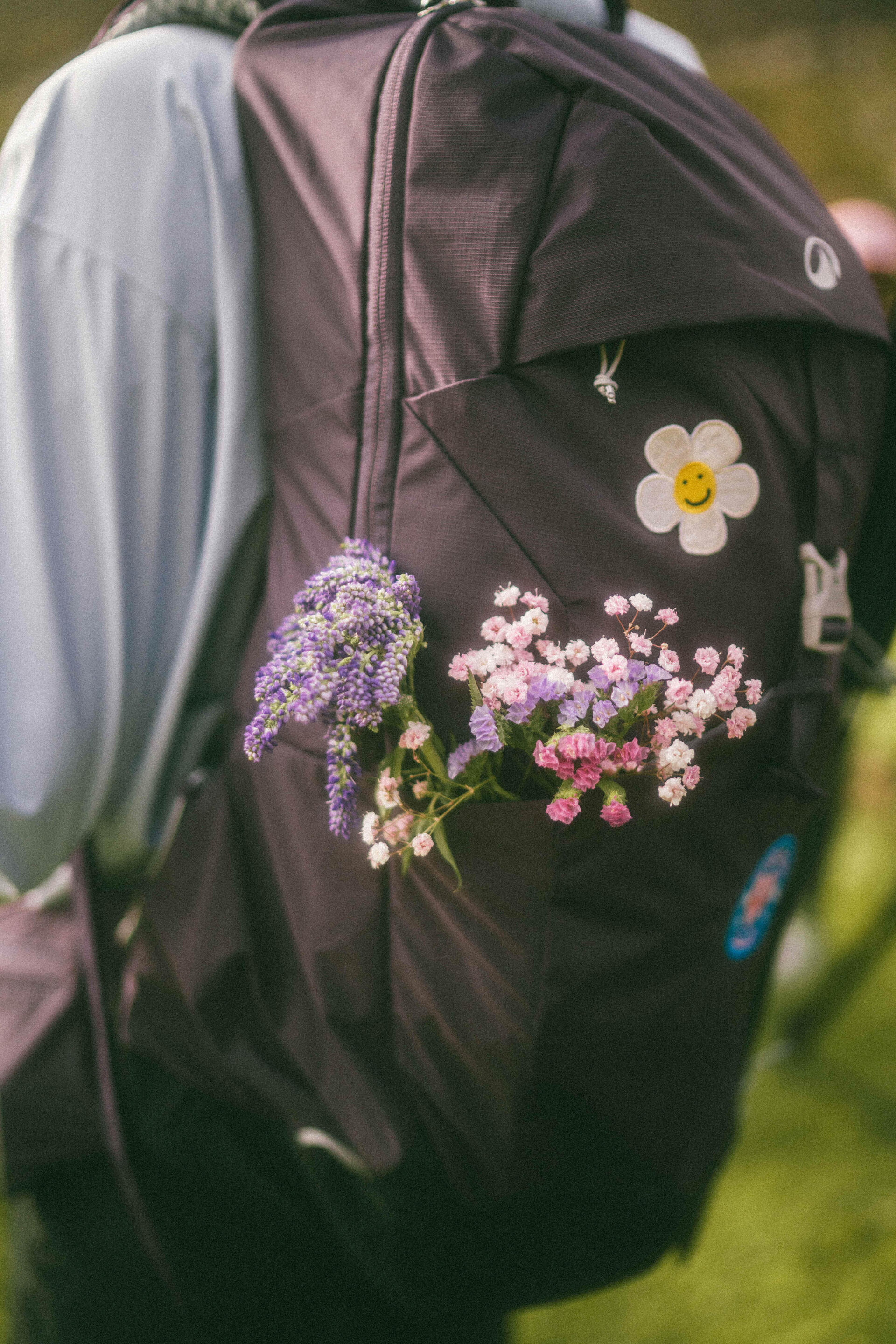 25 L hiking backpack MH500 purple