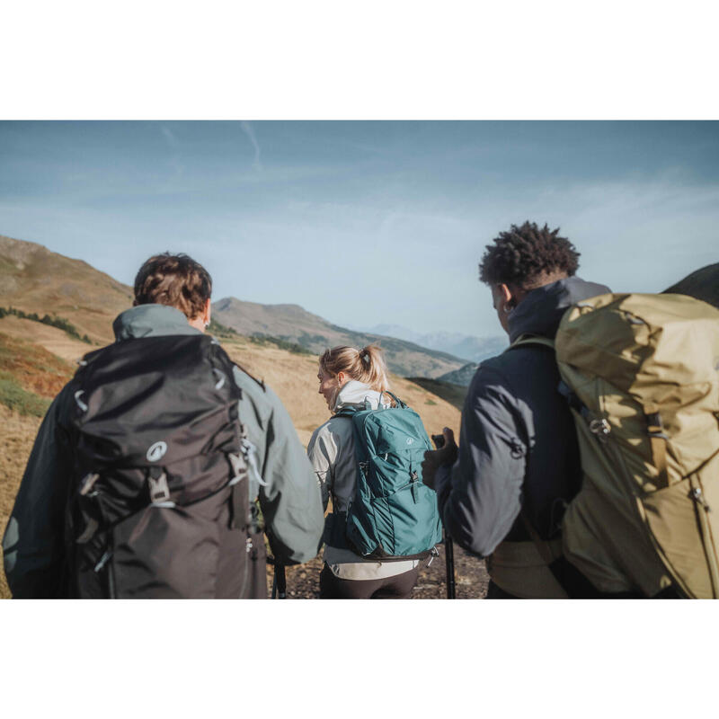Sac à dos de randonnée ventilé 25L, MH500 vert
