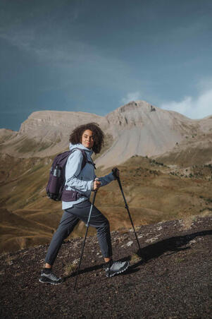 Черевики жіночі MH500 водонепроникні для гірського туризму сірі